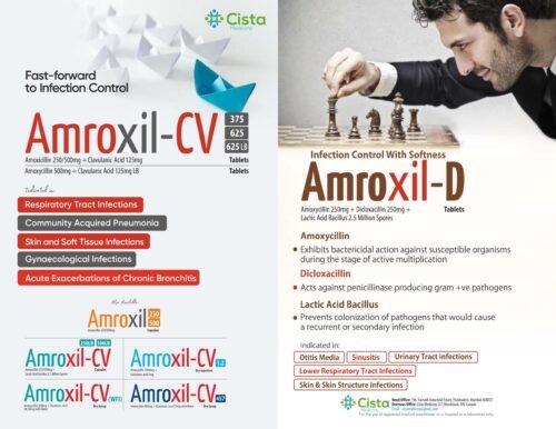 AMROXIL-CV 10ML DRY SYRUP BOX LBL