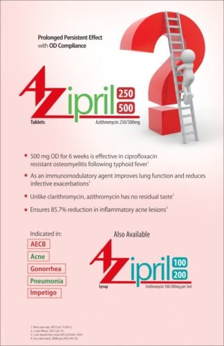 AZIPRIL-500 TABLETS 10X3 BLISTER PACKING LBL