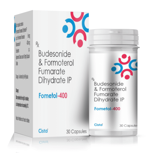 Budesonide Formoterol Fumarate Dihydrate Capsule - Fometol-400