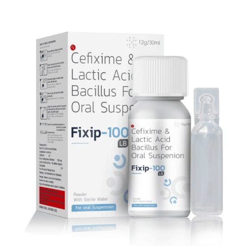 Cefixime & Lactic Acid Bacillus Oral Suspension - Fixip 100 LB
