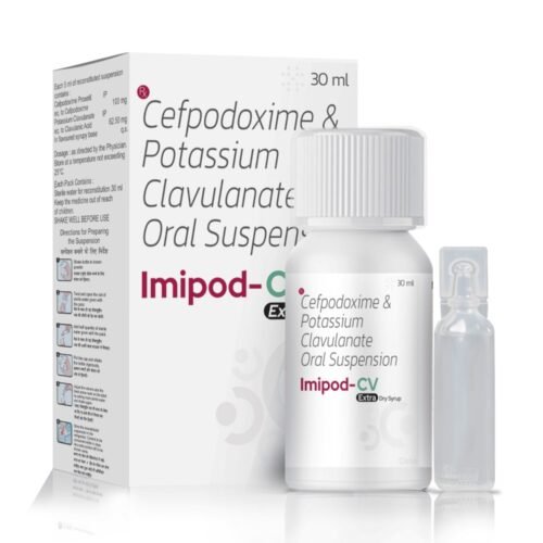 Cefpodoxime & Potassium Clavulanate Oral Suspension - Imipod CV EXTRA