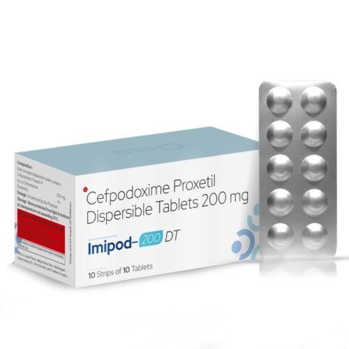 Cefpodoxime Proxetil Dispersible Tablets 200 Mg