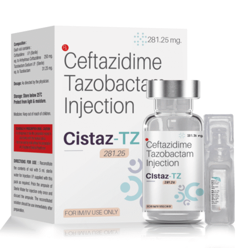 Ceftazidime 250 Mg & Tazobactam 31.25 Mg Injection