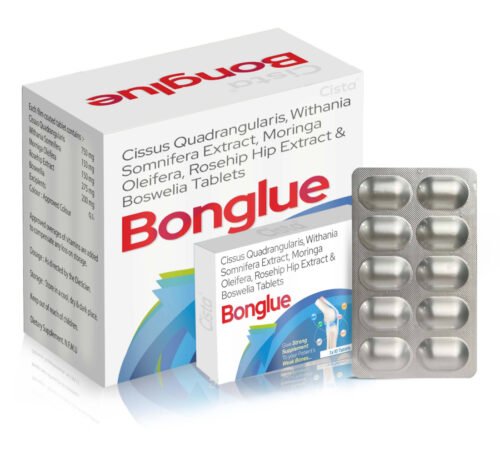 Cissus Quadrangularis, Withania Somnifera, Moringa Oleifera, Rosehip & Boswellia Tablets - Bonglue Tablets