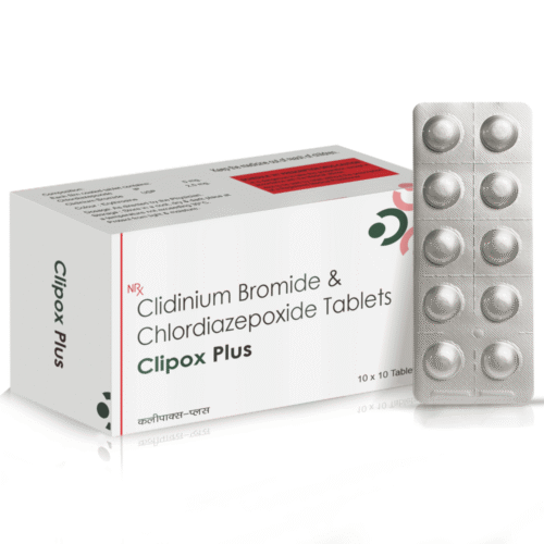 Clidinium Bromide & Chlordiazepoxide Tablets - Clipox Plus