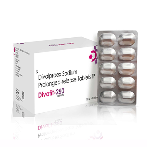 Divafit 250 Tablet with Divalproex Sodium Extended Release  250mg 