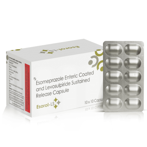 Esomeprazole Enteric Coated & Levosulpiride Sustained Release Capsules - Esorol LS