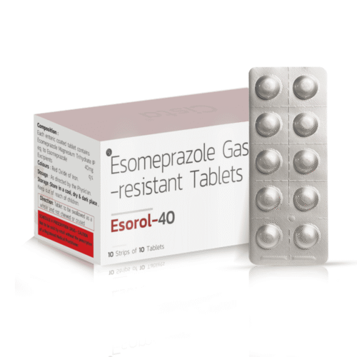 Esomeprazole Gastro-Resistant Tablet IP 40 Mg - Esorol 40