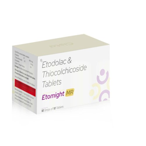 Etodolac & Thiocolchicoside Tablets - Etomight MR - Cista Medicorp