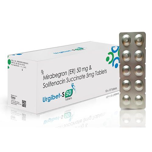 Urgibet-50 Tablet with Mirabegron 50mg 