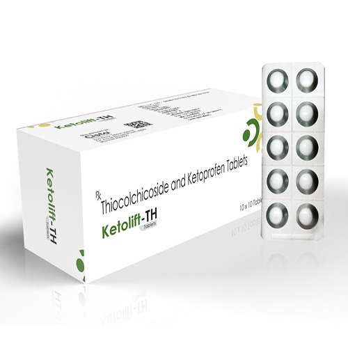 Ketolift TH Tablet with Ketoprofen 50 mg + Thiocolchicoside 4  mg 