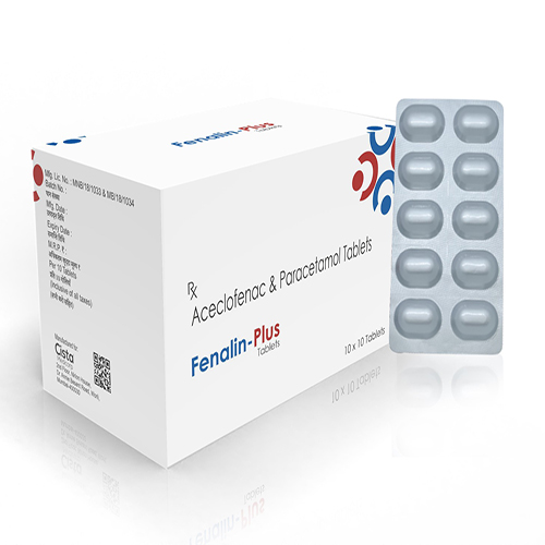 Fenalin Plus Tablet with Aceclofenac 100 MG + Paracetamol 325 