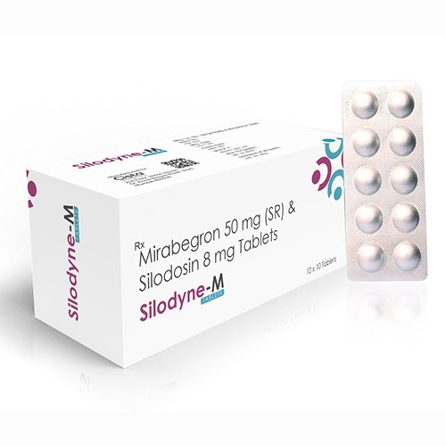 Silodyne-M Tablet with Silodosin 8mg + Mirabegron 50mg 