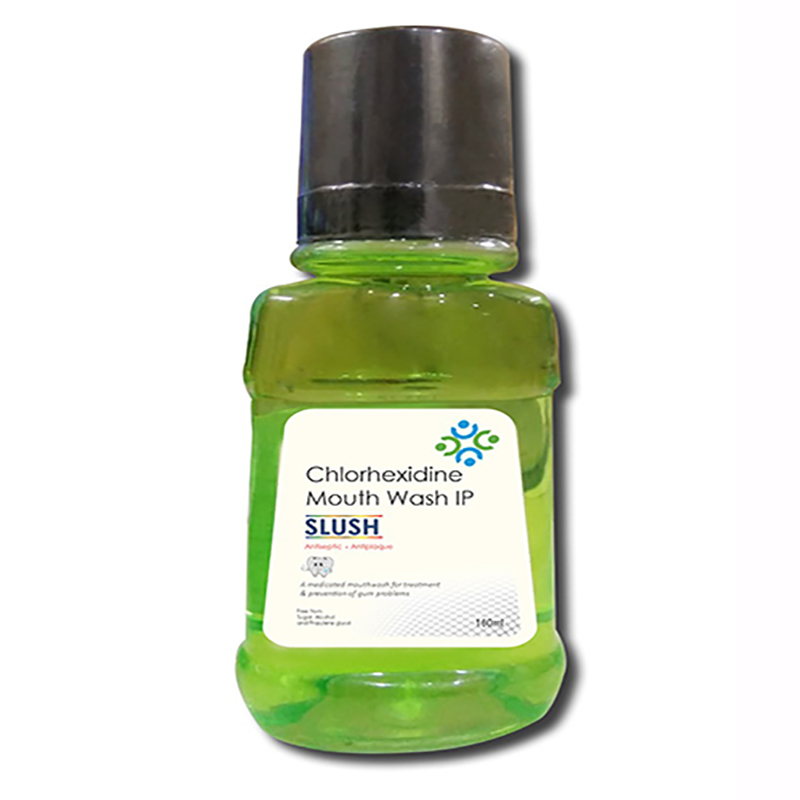 Slush Mouthwash with Chlorhexidine gluconate 0.2%w/V with  mint 