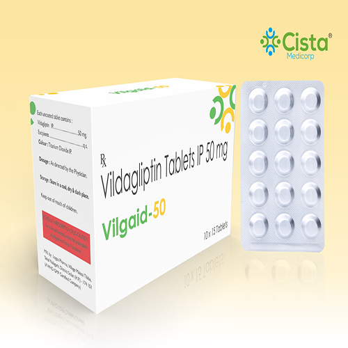 Vilgaid 50 Tablet with Vildagliptin 50mg 