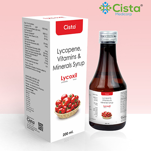 Lycoxil Syrup with Lycopene with Vitamins Syrup 