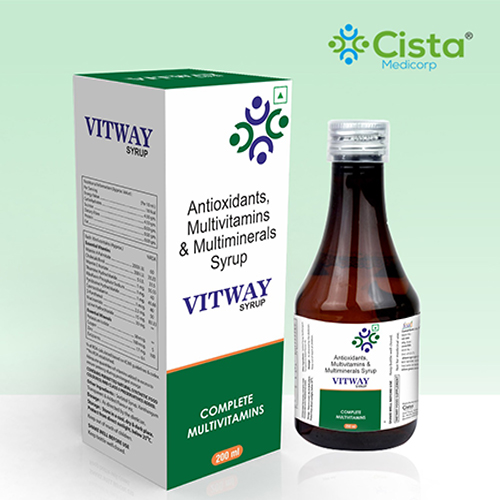 Vitway Syrup with Multivitamin, Multimineral With Zinc  Syrup 