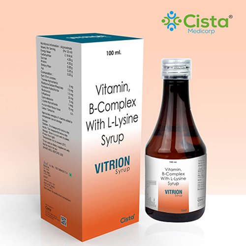 Vitrion Syrup with Vitamin B Complex with Lysine 