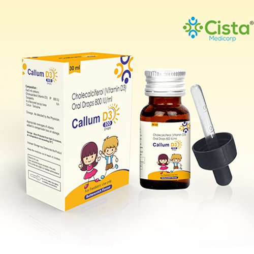 Callum D3 (Kids) Drops with vitamin D3 800 IU/ml 