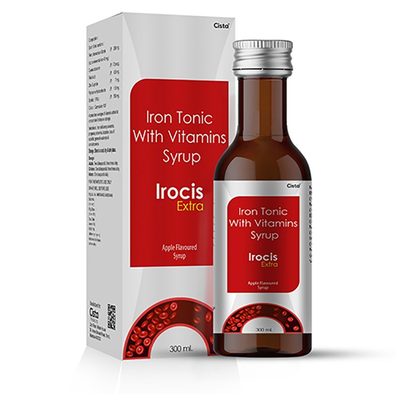 Irocis Syrup FOLIC ACID IRON FOOD WITHOUT CARTON Manufacturer In 