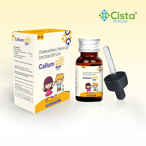 Callum D3 (Kids) Drops with vitamin D3 800 IU/ml 