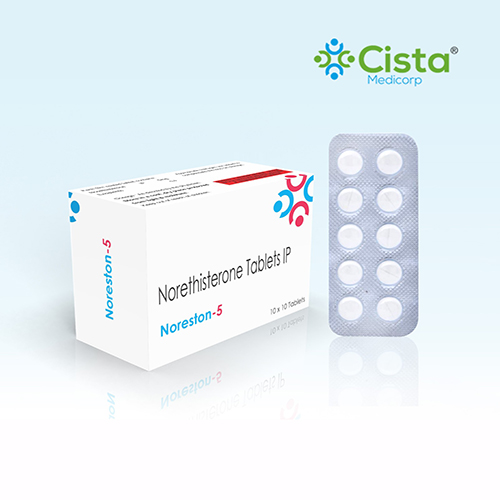 Noreston 5 Tablet with Norethisterone 5mg 10*10 BLI 
