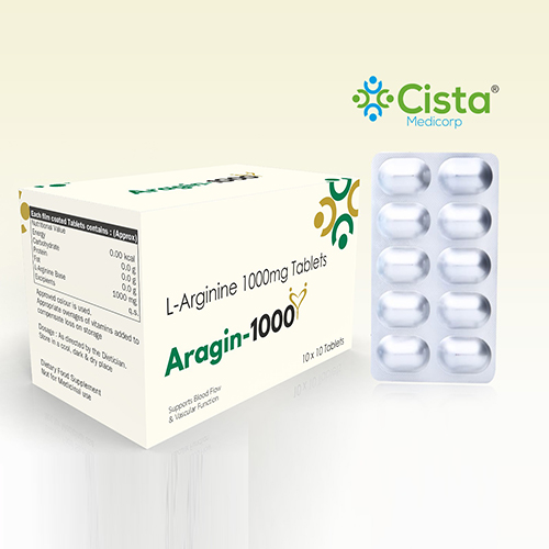Aragin 1000 Tablet with L-Arginine 1000 MG 