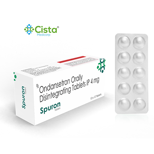Spuron 4 Tablet with Ondansetron 4 mg (MOUTH  DISSOLVING) 