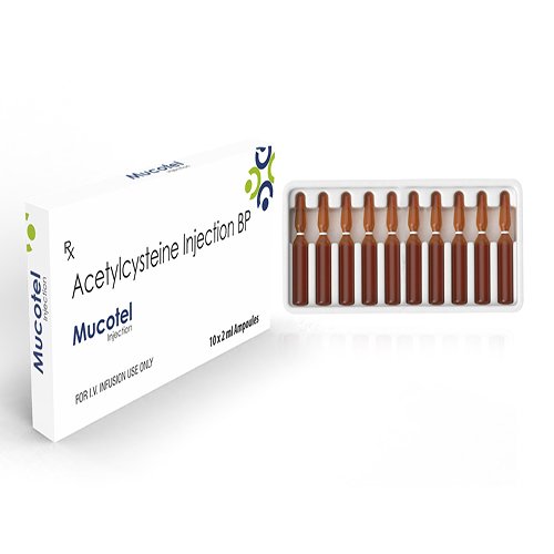 Mucotel Liquid Injection with Acetylcysteine 2 ml 