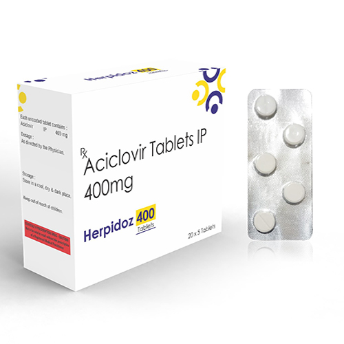Herpidoz 400 Tablet with Aciclovir 400mg 