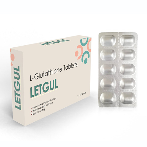 Letgul Tablet with L-Glutathione 600 mg 