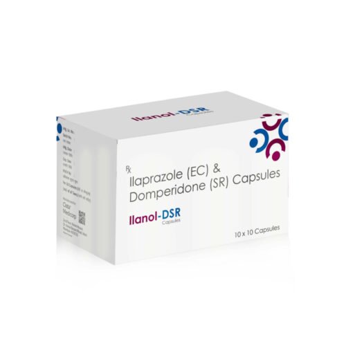 Ilaprazole (EC) & Domperidone (SR) Capsules  – Ilanol DSR, Compositions of Ilaprazole (EC) & Domperidone (SR) Capsules  – Ilanol DSR are Ilaprazole 10 (EC) & Domperidone 30 (SR)capsules, Ilaprazole (EC) & Domperidone (SR) Capsules  – Ilanol DSR offered by Cista Medicorp
