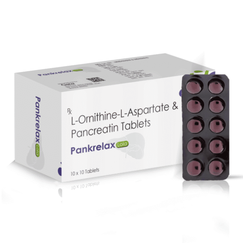 L-Ornithine L-Aspartate & Pancreatin Tablets - Pankrelax LOLA
