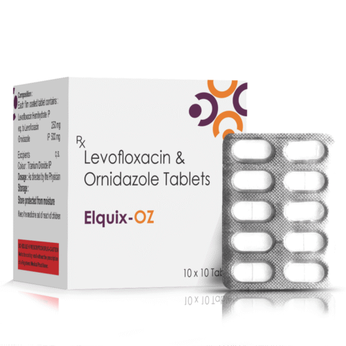 Levofloxacin & Ornidazole Tablets - Elquix OZ