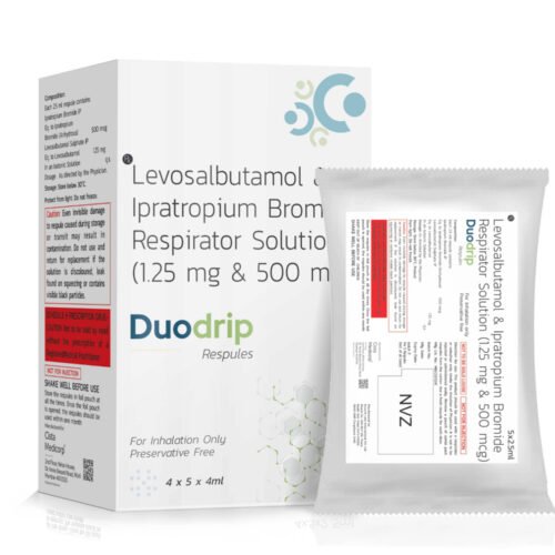 Levosalbutamol Ipratropium Bromide Respirator Solution - Duodrip Respules