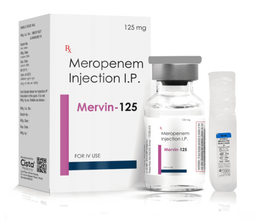 Meropenem Injection IP 125 Mg - Mervin 125