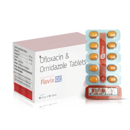 Ofloxacin & Ornidazole Tablets - Flovix OZ