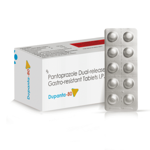 Pantoprazole Dual Release Gastro Resistant Tablets IP - DUPANTA 80