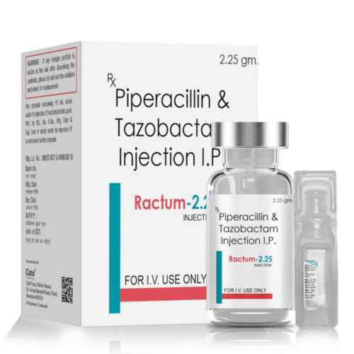 Piperacillin 2 Gm + Tazobactam 250 Mg Injection - Ractum 2.25