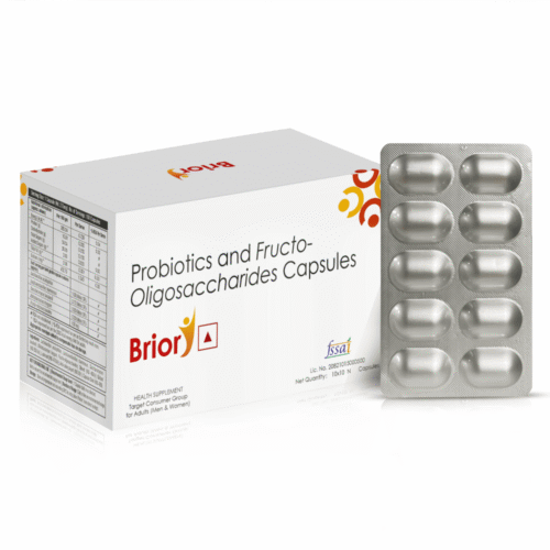 Probiotic & Fructo-Oligosaccharides Capsules - BRIOR