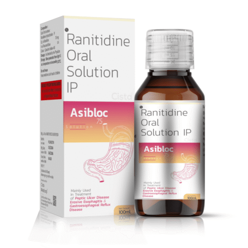 Ranitidine Oral Solution IP 75 Mg - ASIBLOC-75