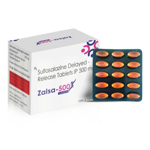 Sulfasalazine Delayed Release Tablets IP 500 Mg - Zalsa 500