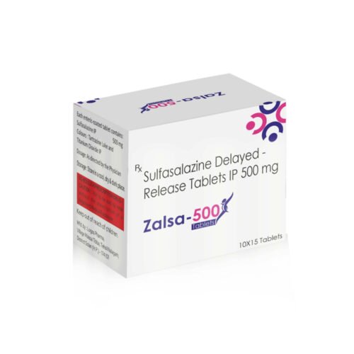 Sulfasalazine Delayed Release Tablets IP 500 Mg - Zalsa 500 - Cista Medicorp