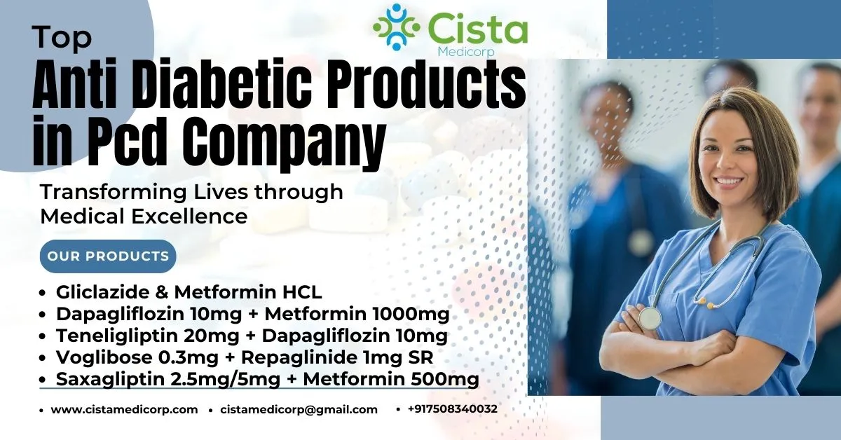 Anti-diabetic Products in Pcd Company