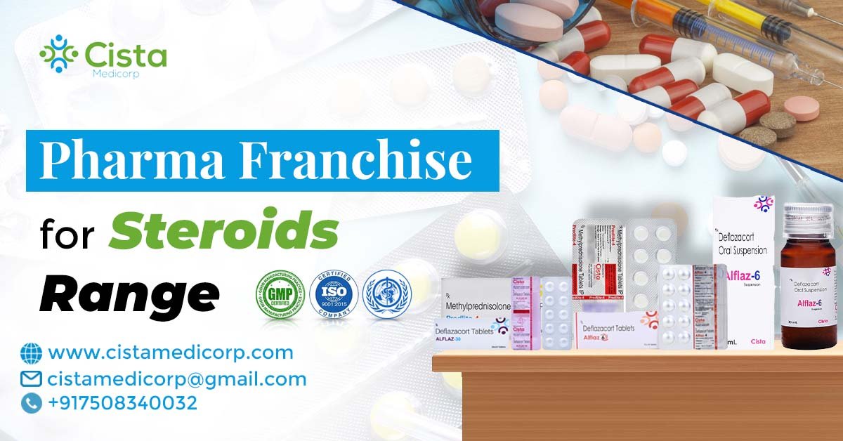 Progressively Running Pharma Franchise for Steroids Range