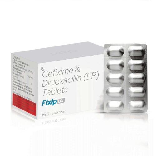 Cefixime & Dicloxacillin (ER) Tablets - Fixip DX