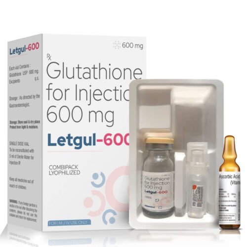 Glutathione Injection 600 Mg - LETGUL 600