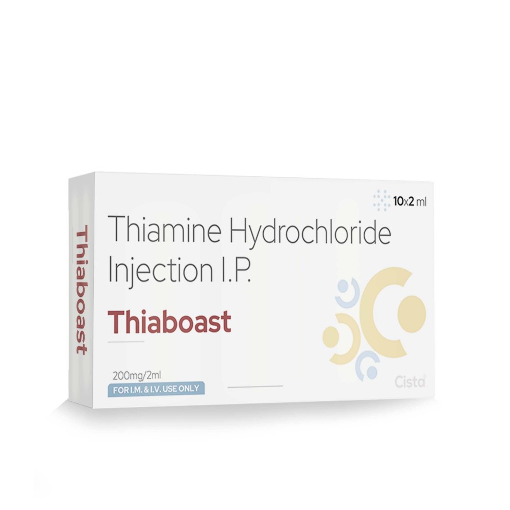 Ondansetron Hydrochloride Injection IP – THIABOOST, Compositions of Ondansetron Hydrochloride Injection IP – THIABOOST are Thiamine Hydrochloride injection100 mg/ml, Ondansetron Hydrochloride Injection IP – THIABOOST offered by CistaMedicorp
