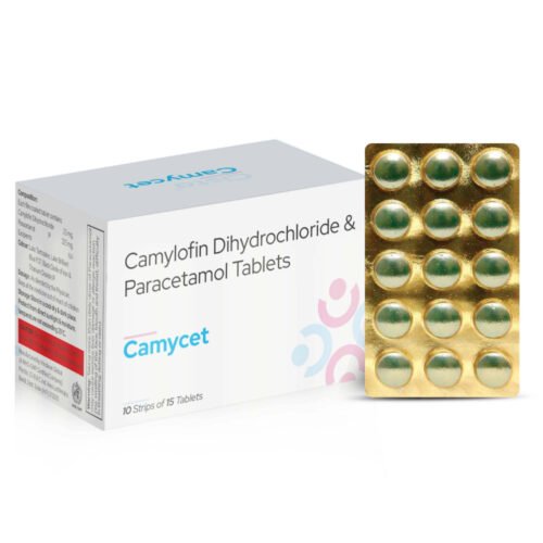 Camylofin Dihydrochloride & Paracetamol Tablets - CAMYCET