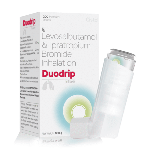 Levosalbutamol & Ipratropium Bromide Inhalation - DUODRIP Inhaler